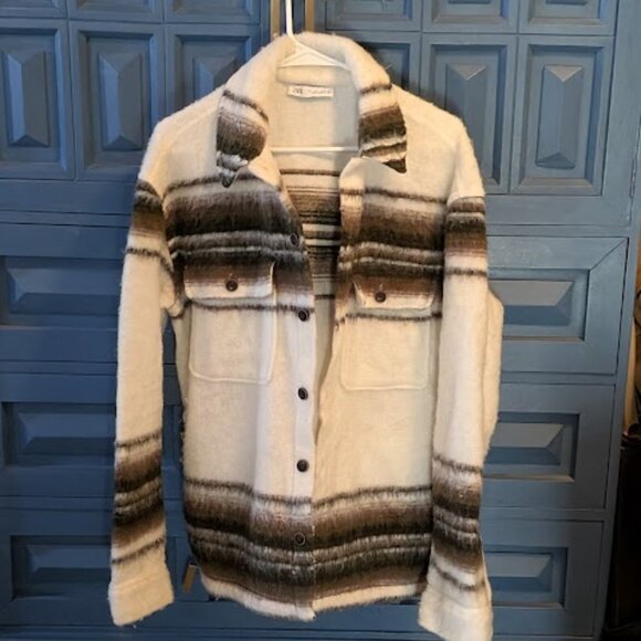 J29 ZARA Plaid Overshirt - Picture 1 of 6